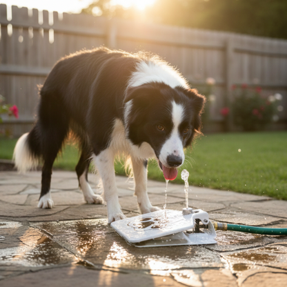 Pawvera™ Water Feeder – Outdoor Pet Fountain