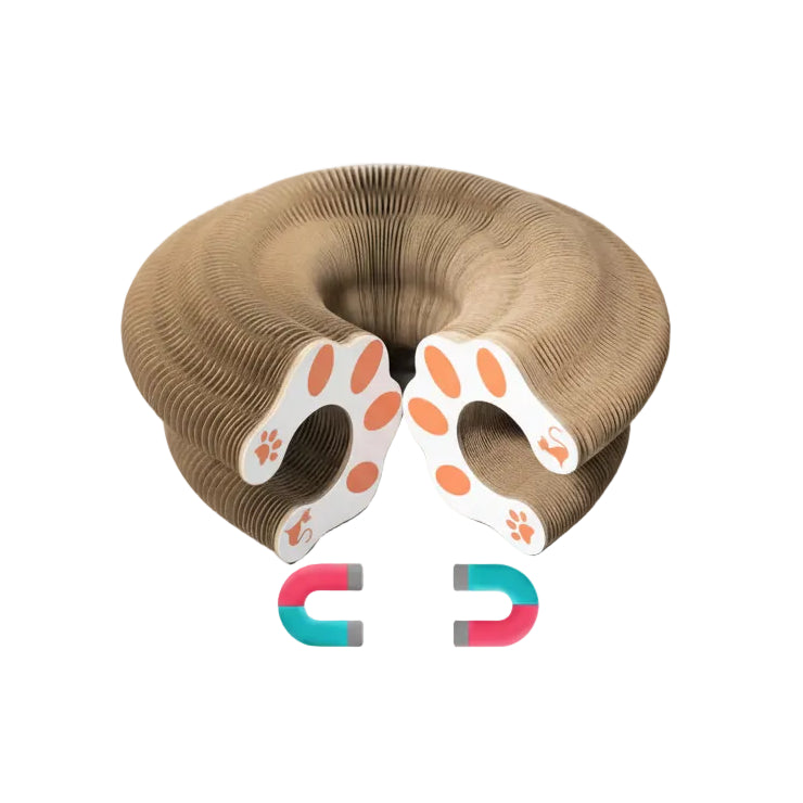 ALEF Interactive Cat Toy Ball and Corrugated Scratcher