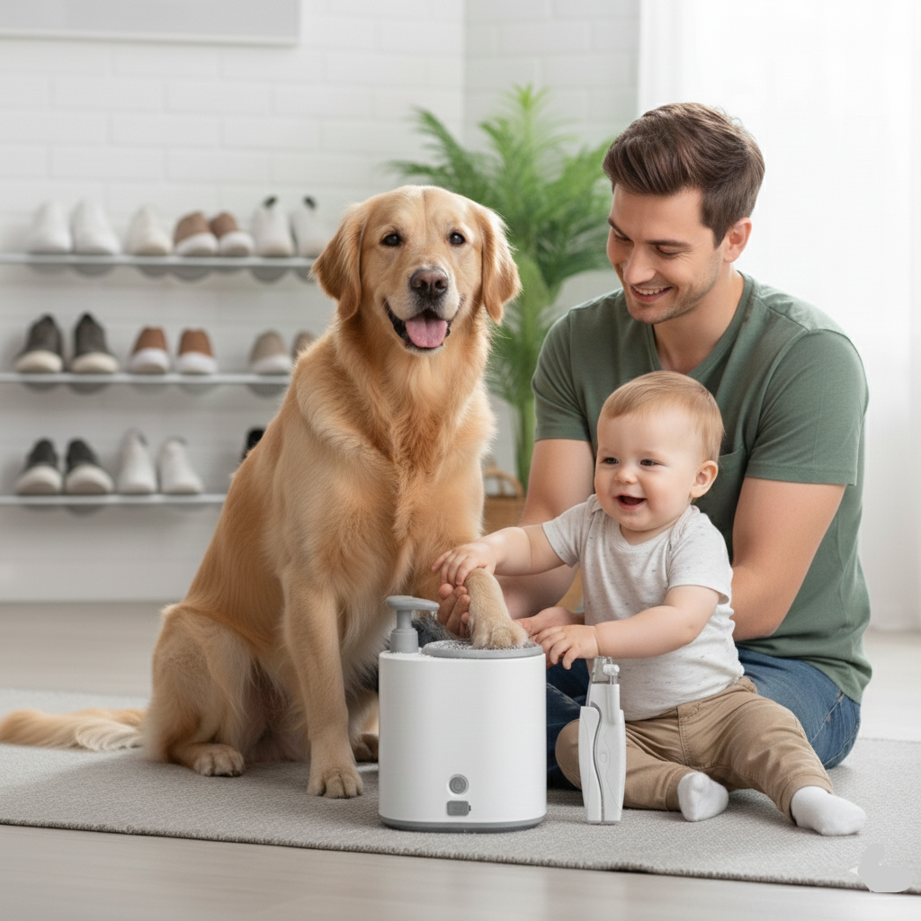 Washer Cup Electric Foot Cleaner For Pets Easy Paw Cleaning