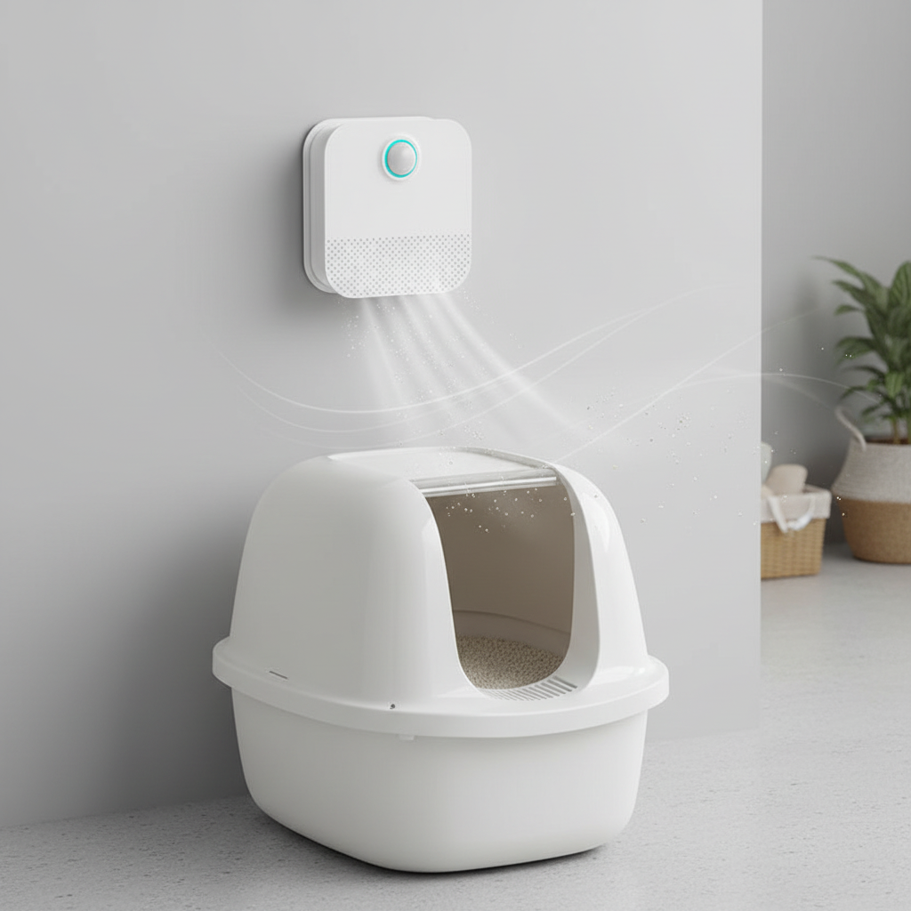 Pawvera™ Smart Air – Ambientador para arena para gatos