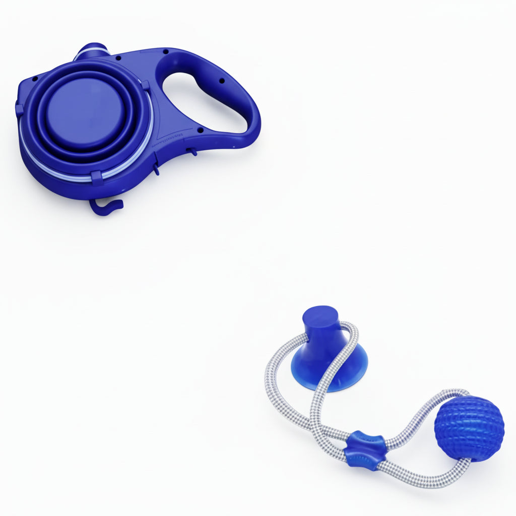 ALEF Supplies With Water Bottle, Cup, Pet Rope