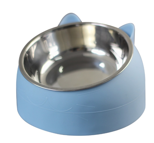 Pawvera Double Stainless Steel Pet Bowl For Dogs And Cats