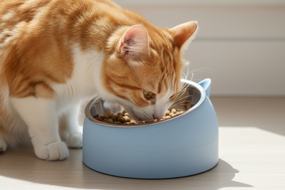 Pawvera Double Stainless Steel Pet Bowl For Dogs And Cats