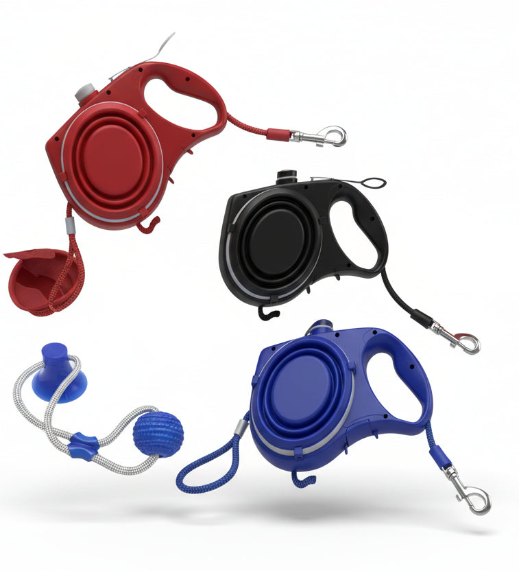 ALEF Supplies With Water Bottle, Cup, Pet Rope