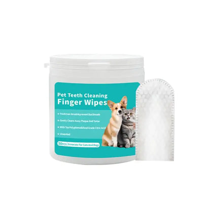 Pawvera Pet Ear Cleaning Wipes Finger Stall For Dog And Cat Hygiene