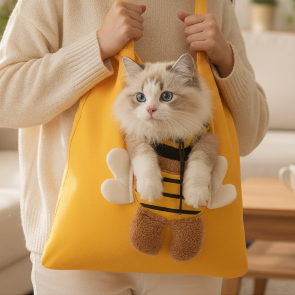 Pawvera Pet Carrier Bag For Dog And Cat Travel