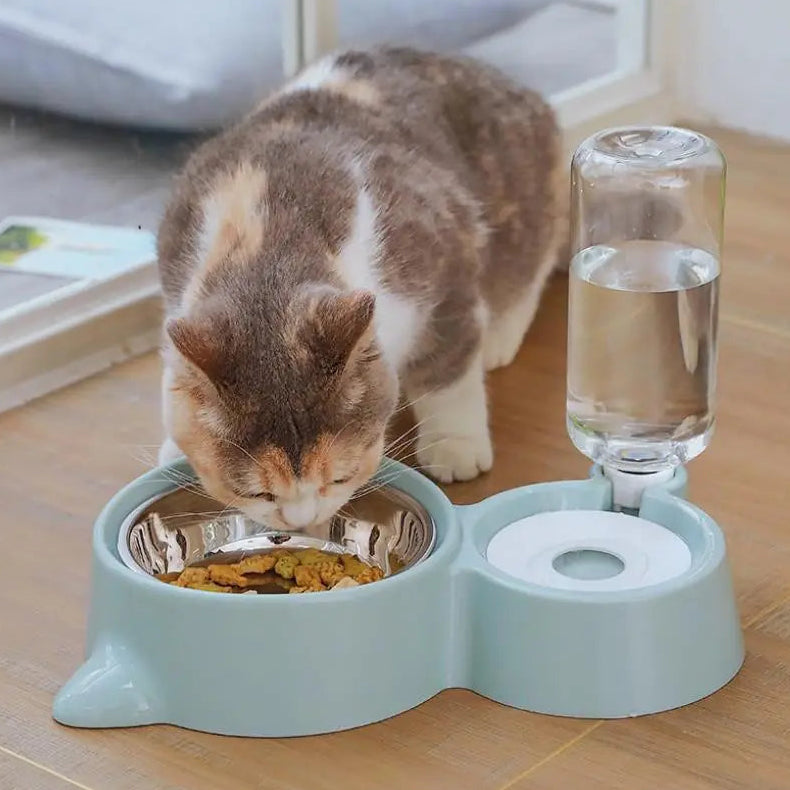 ALEF TwinServe Stainless Steel Pet Bowls