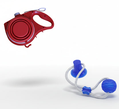 ALEF Supplies With Water Bottle, Cup, Pet Rope